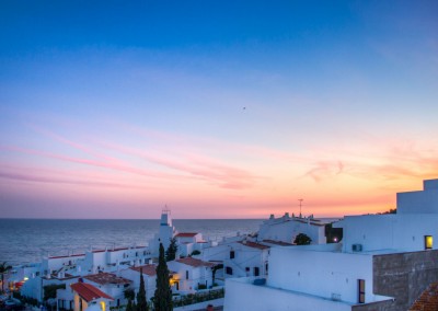Algarve sunset town Portugal