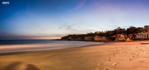 sunset praia oura albufeira algarve portugal