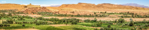 Ait Ben Hadou Kasbah Maroc Morocco Sahara Oasis Atlas Mountain Agriculture